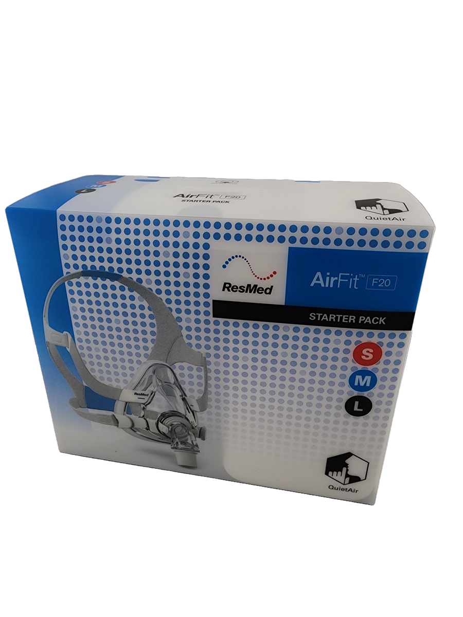 Book Your ResMed AirFit F20 Full Face CPAP Mask Starter Kit Order Your Supplies