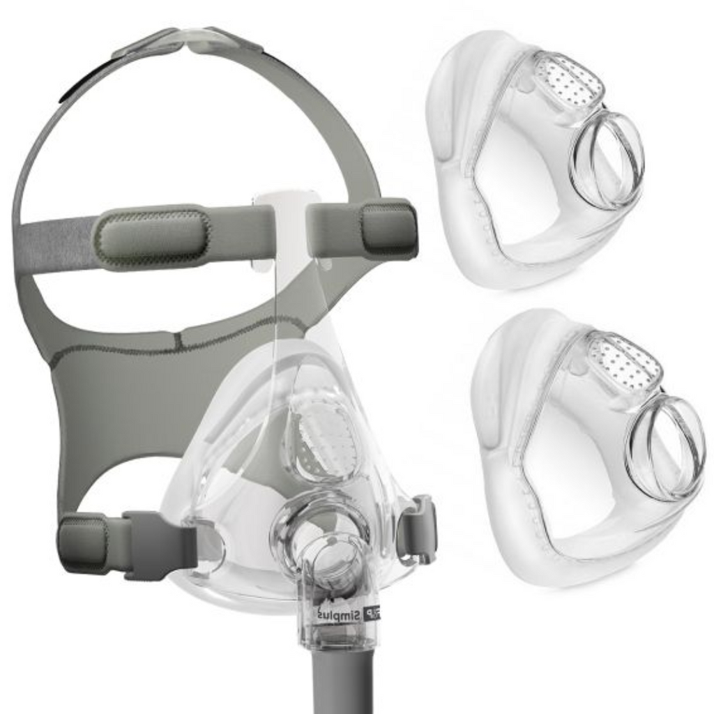 F&P Simplus Full Face CPAP Mask FitPack with Headgear | Large FitPack