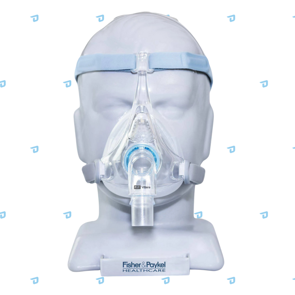 F&P Vitera Full Face CPAP Mask FitPack (S/M/L) with Headgear