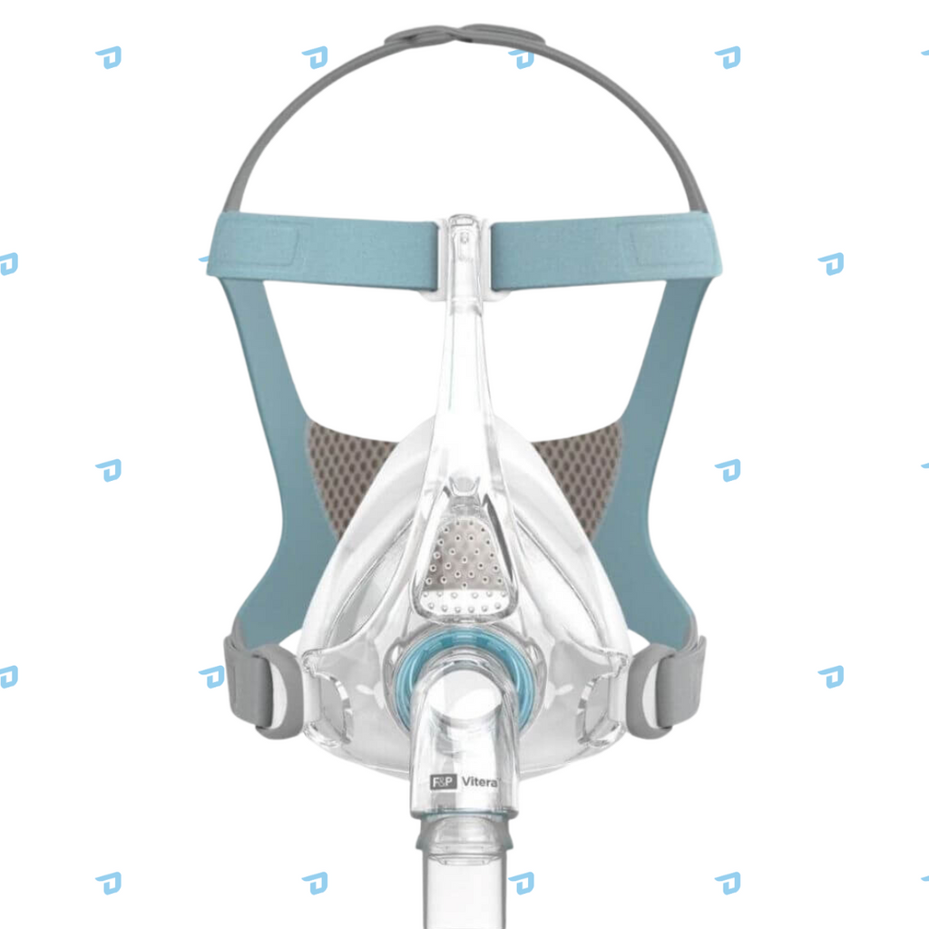 F&P Vitera Full Face CPAP Mask FitPack (S/M/L) with Headgear