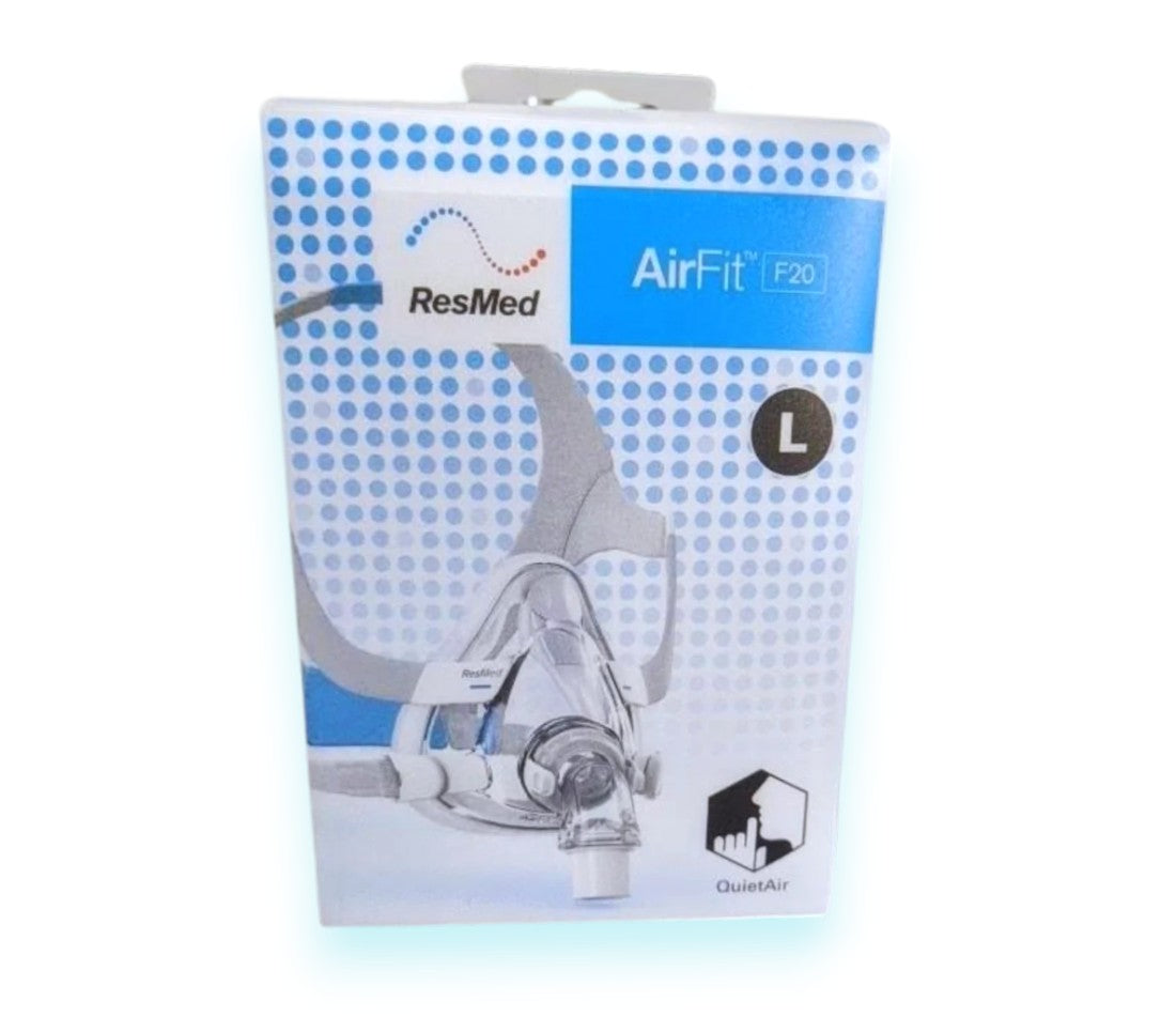 ResMed AirFit F20 Full Face CPAP Mask with Headgear – Order Your