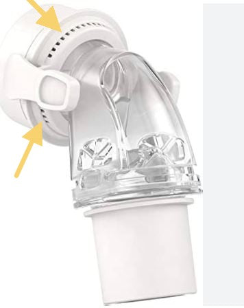 Nuevo Orificio de Ventilación del Difusor QuietAir de ResMed para Nuevo Orificio de Ventilación del Difusor QuietAir de ResMed para